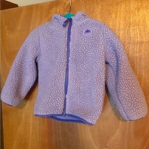 Purple Fleece Zip-Up Jacket